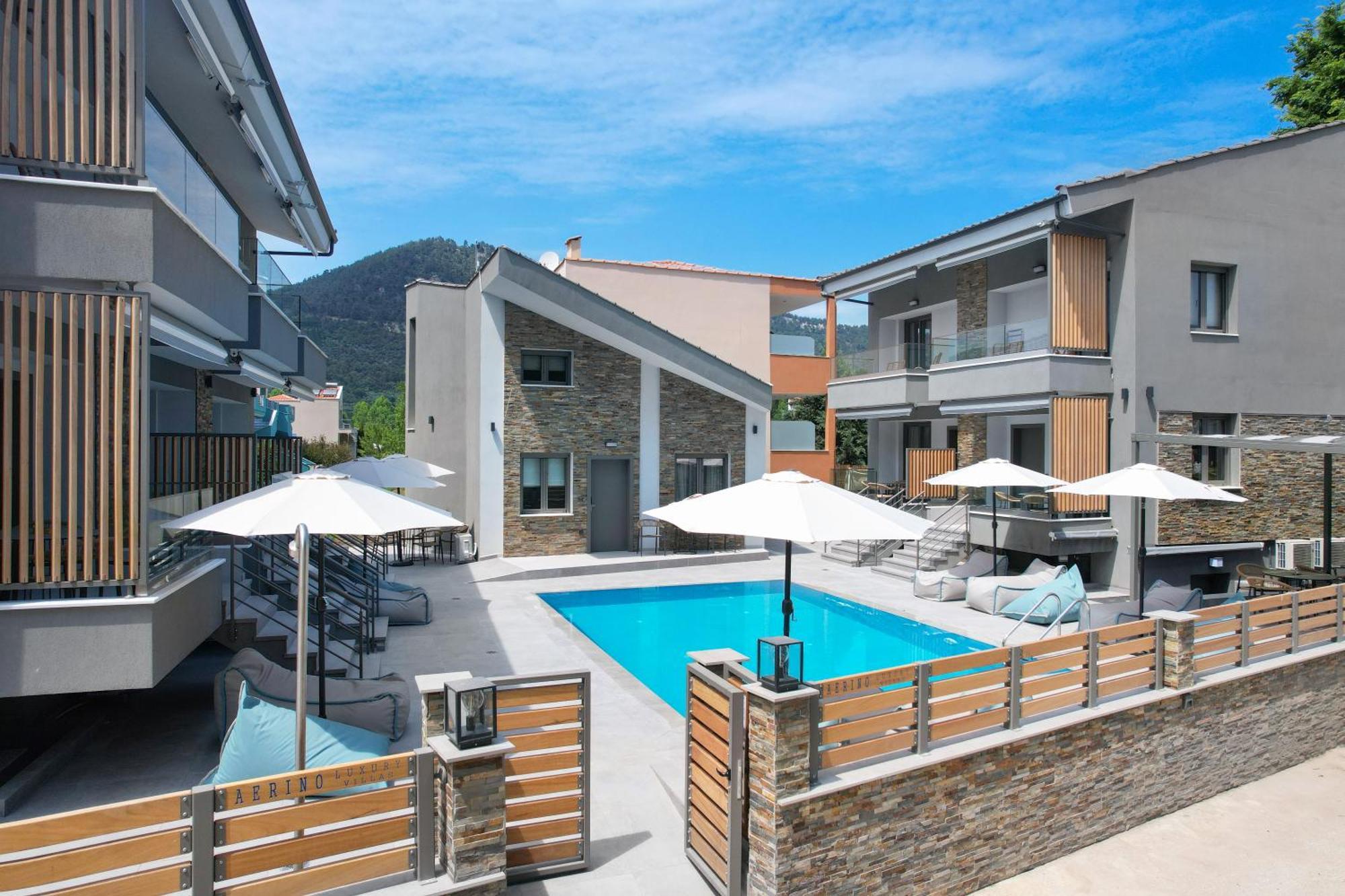 Aerino Luxury Villas Chrisi Ammoudia Exteriör bild