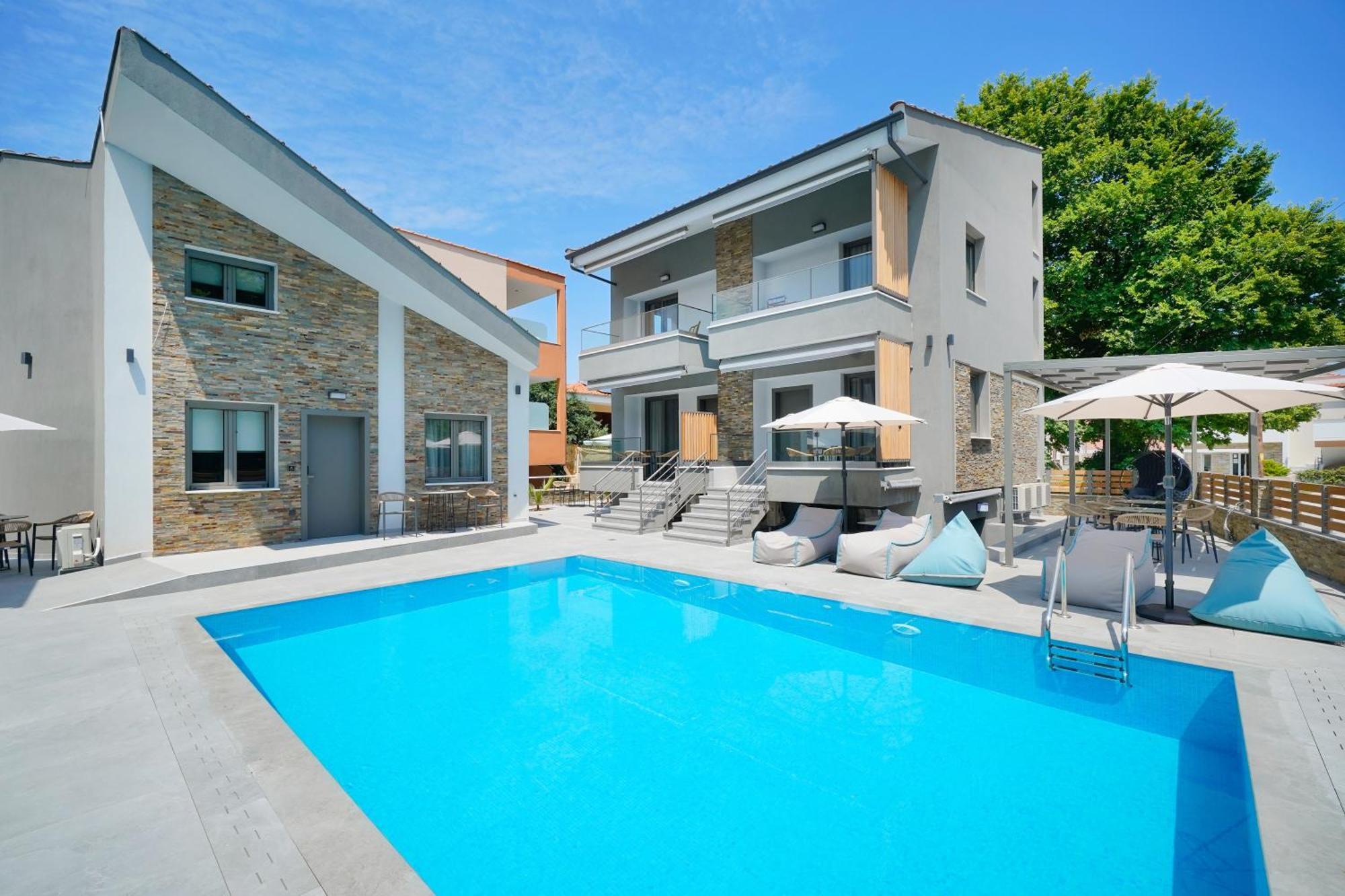 Aerino Luxury Villas Chrisi Ammoudia Exteriör bild