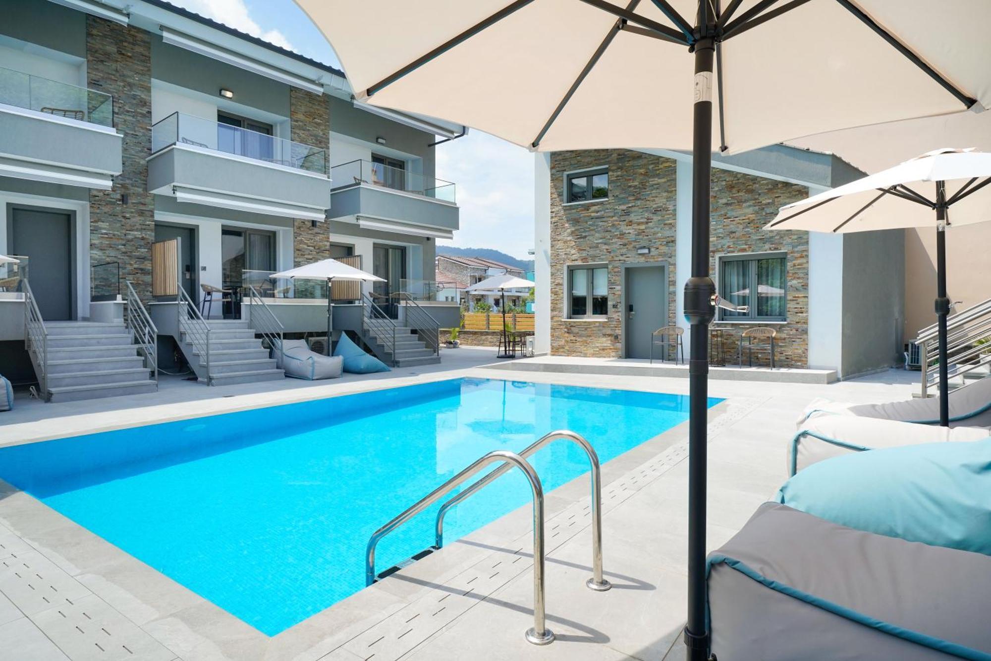 Aerino Luxury Villas Chrisi Ammoudia Exteriör bild