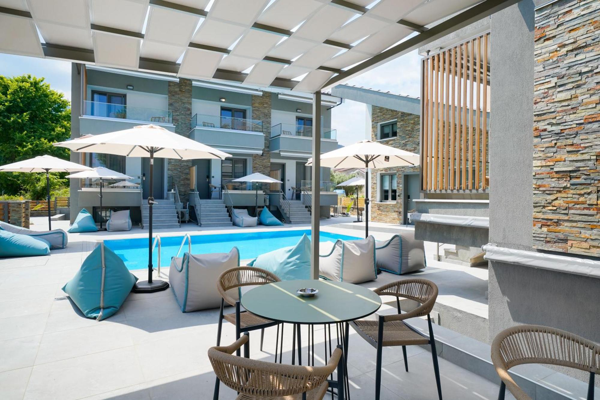 Aerino Luxury Villas Chrisi Ammoudia Exteriör bild