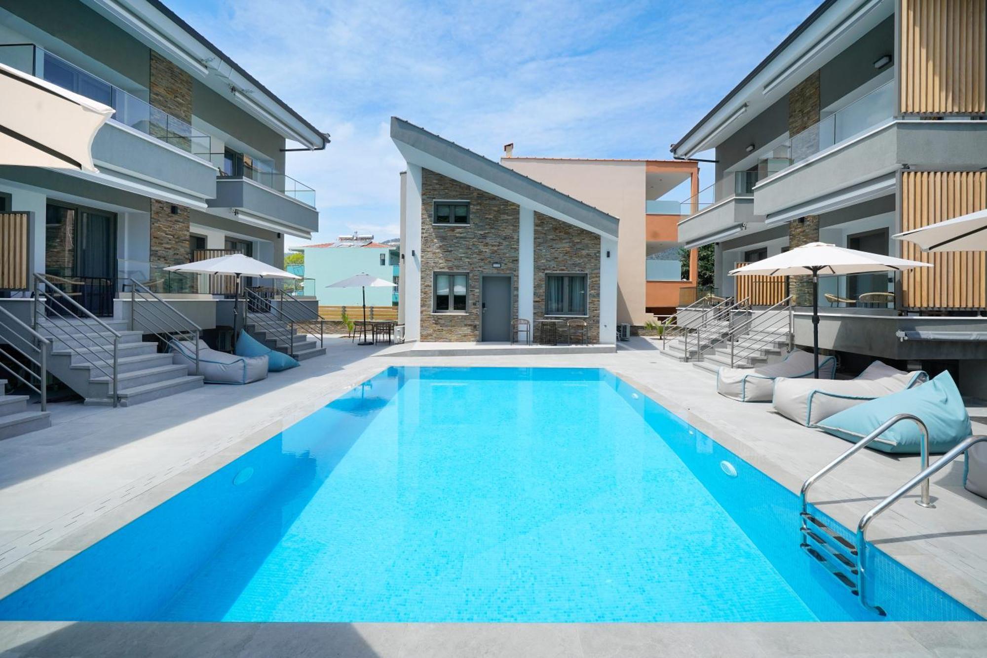Aerino Luxury Villas Chrisi Ammoudia Exteriör bild